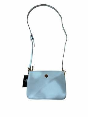 Kate Spade New York Pebbled Leather Crossbody – Light Blue New With Tags